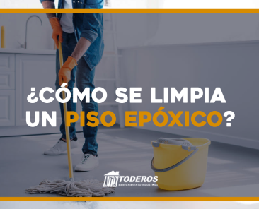 cómo se limpia un piso epóxico